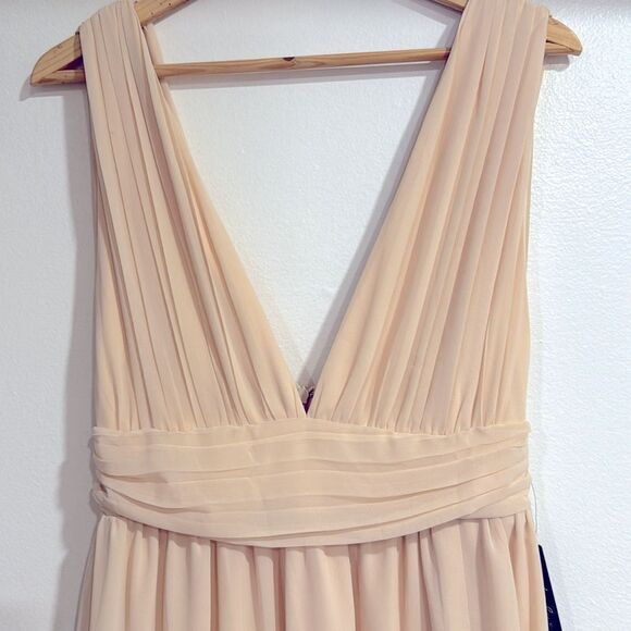 LULUS Heavenly Hues Cream Maxi Dress NWT - Picture 4 of 8